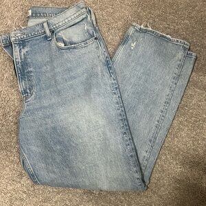 A&F 90s straight ultra high rise jeans Curve Love